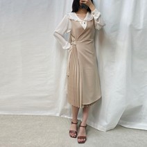 트렌드컬렉션 NC08 플리츠랩 원피스 TROW204P2