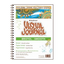 스트라스모아 VISUAL JOURNELS 브리스톨 Smooth 스프링 스케치북 23x30cm 28매 (GI460039)