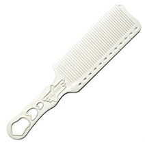 바버스토어 와이에스박 바버 커트빗 Y.S.PARK YS-s282 white barbering comb(바리깡빗 클리퍼콤 클리퍼빗) 헤어브러쉬, 1개, 화이트