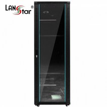높이 H1800 서버랙 1800x1000x600 36U 선반2개 멀티탭6구2개 팬120mm2개 바퀴4개 LS-1800HS, 1개