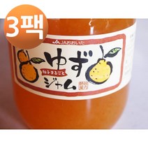 JA 오오키 유자잼 무첨가물 500g, 3팩