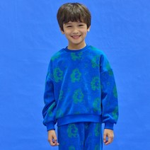 [매직에디션9] 덕콰이어트 댄싱베어타올지맨투맨 블루 DQ31TS107