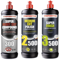 멘제르나 300 슈퍼 헤비컷 컴파운드 2500 미디엄컷 폴리쉬 3500 슈퍼 피니쉬 1리터 세트