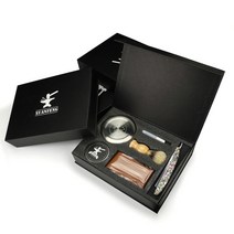 Xuanfeng 바버샵 면도기 클래식 일자 빈티지 레트로 클래식 유니크 면도칼, 클래식 면도기 선물 상자
