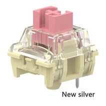 한손키보드 커스텀 ttc gold pink v2 switch new silver pin shrapnel 37gf touch pressure soft 반발 힐 선형 손 느낌, 금가루, 110개