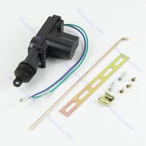 12V 액추에이터 모터 2 하드웨어 헤비 듀티 파워 도어 잠금 장치 핫 와이어, 검은색