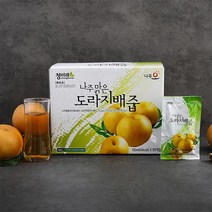 청미래 [자연맛남] 나주농협 맑은 도라지 배즙 100ml x 50포, 1, 1