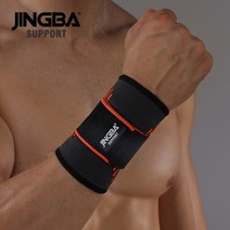 손목 보호대 밴드 Jingba 지원 1 pcs 역도 붕대 팔찌 지원 권투 핸드 랩 핸드, 손목 붕대 오렌지, XXL-XXXL