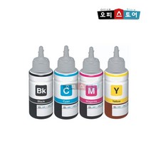 EPSON 엡손 T664 L1300 L120 L210 L220 L355 L310 L365 L385 L555 L565 정품잉크, 검정 [호환-T6641], 1개