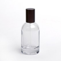 새로핸즈 클램프 타입 유리 향수공병 앙쥬 투명 매트브라운캡 50ml, 단품, 1개
