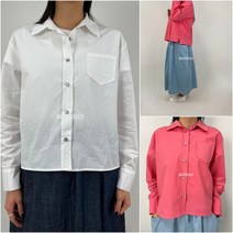 치마 코디 짧은 남방 77 코랄 핑크 화이트 남방 올리졸리SMR38