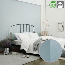 제로아이 친환경 20M 실크무늬 단열벽지, 타탄 오가닉블루 1M x 20M