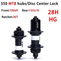 자전거허브 스탠드 DT SWISS 350SL MTB 클래식 풀 휠 32H 28H 중앙 잠금 디스크 전면 후면 141*10 36T 래칫, 12.100x9 135x10 HG 28H - 센터 잠금