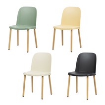폴라 카페 가정 업소용 인테리어 디자인 모던 편한 체어 의자 (4color), 1개, 블랙