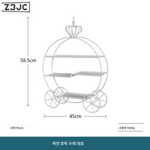 Z3JC 화이트 더블 딤섬 과일 케이크 접시, Z3JC 화이트 호박 차 라지