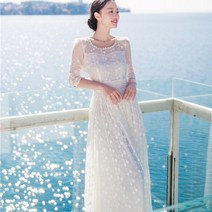 셀프 웨딩 2부 스몰 여신 오프숄더 돌맘 원피스 돌잔치 만삭 들러리 드레스 빅사이즈