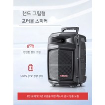 레노버 야외 공연 행사용 버스킹 포터블 대형 10인치 서브우퍼 스피커, 10인치 [표준 구성 + 무선 마이크]