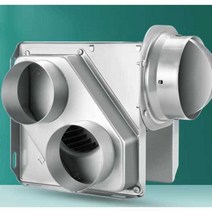 저소음 닥트모터 주방후드 공조설비 연기 집진 후드, 1대2 풍량 150 (DPT10-15CS)