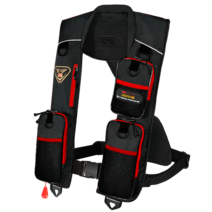 어웨이브 쓰리웨이 방수 포켓+방수 지퍼 자동팽창식 구명조끼 KC인증-T7(블랙) 5억책임보험 가입 낚시조끼 바다낚시 갯바위 구명조끼 구명복 요트 보트 레저 스포츠 해양 구명복, FREE, T7(블랙)