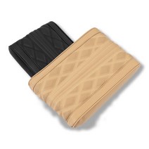 벤딕트 메모리폼 자동차 콘솔쿠션 팔걸이 쿠션 투싼NX4 K5 DL3 쏘나타 DN8 아반떼CN7 셀토스 모하비 싼타페TM 용품 튜닝, 블랙（22x32x9cm）