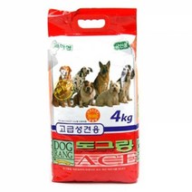 (SM)고급 성견용 사료 리필 4KG 강아지사료 애견사료, 단품, 단품