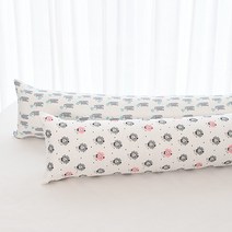 찬미디자인 여름 바디필로우 솜포함, 아이스 인견 베어