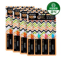 유한덴탈케어 더블에스나인 초극세모 칫솔 4입 x 4개, 단일속성