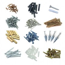 못 세트 나사못 피스 나무 칼블럭 세트 고정 앙카, 못 앙카나사못세트