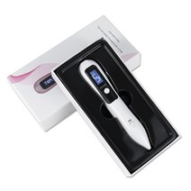 고주파마사지기 진동클렌저 마사지기 얼굴 피부 문신 제거 도구, 빨간색