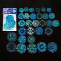레이저 레벨기 레이저줄자 레이저수평자 30 개/갑 INS 핫 스탬핑 스티커 미적 스틱 레이블 장식 일기 앨범 스크랩북 정크 저널 용품, 5