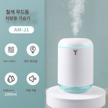 차량용 가습기 가정용 안개량 간편식 소형 공기청정기 USB 충전 스마트 미니, Am-J1(흰색)충전식에디션, 하나