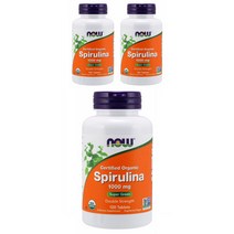 나우푸드 스피루리나 1000mg 타블렛, 120개입, 3개