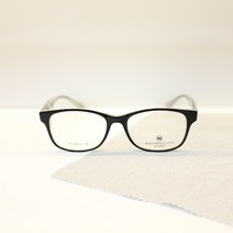 [메트로시티] MC1116B C02 사각뿔테 검은색 흰색 투톤 아세테이트안경 작은안경 고도수용안경