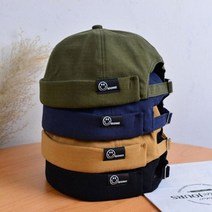 오너클랜 패션모 스마일 숏비니 캐주얼 댄디 와치캡 카멜_WA5E552