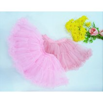 핑크 튜튜 스커트 발레복 치마 여아 핑크치마