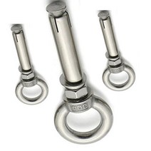 스텐 연부앙카 다용도 카라비너 고리나사 드롭인앙카 앵커 나사못 후크, M12x100, 1개