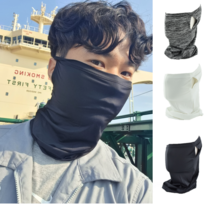 여름 넥워머 조선소 마스크 바라클라바, 그레이