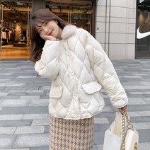 블링앤수 포켓 깔깔이 숏 패딩