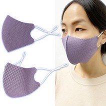 국내생산 닥터심 폴리우레탄 항균마스크 1매 격자퍼플/(375933)