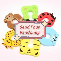 미니캐비넷 철제수납장 다용도수납장 미니수납장 문 안전 기둥 손가락 어린이 캐비닛 보안 잠금 도어 스토퍼 증거, 4Pcs