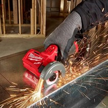 밀워키 충전 그라인더 컷오프 툴 3인치 디스크 M12 FCOT 절단기 커팅기, 4. 6Ah+3Ah배터리+본체+충전기+케이스