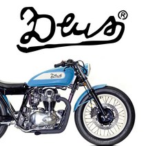 오토바이 데칼 스티커 데우스 DEUS 1, M, 그레이, 1개
