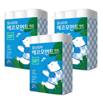 모나리자 3겹 에코모먼트 데코 화장지 30m, 30개입, 3개
