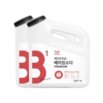 레인보우샵 베이킹소다 프리미엄 세정제 왕톡톡이 본품, 1kg, 2개