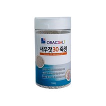 신안 천일염 소금 대나무 구운 소금, 새우젓30, 1개, 100g
