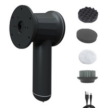 9인치그라인더 면삭기 면갈이 탁상 대리석 속도조절 충전 무선 전동 자동차 폴리셔 15000RPM 3 기어 속도, 01 Black