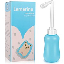 Lamarine 산후 관리를 위한 Peri Bottle | 여행용 비데 회 클렌징 360g(12.5온스) 1병/카운트 (1팩), Sky Blue