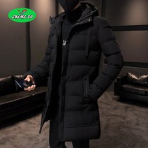 SHENGBO패딩남성 하프기장 후드 패딩 코튼 도톰 패딩SDFG