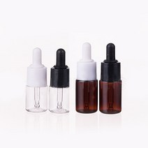 [버블빈] 스포이드공병 스포이드용기(PET재질)5ml 10ml, 10ml-갈색용기+화이트스포이드