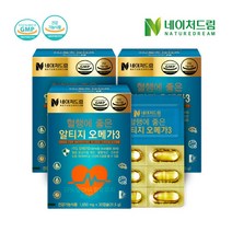[조아제약] 네이처드림 혈행에 좋은 알티지 오메가3 1050mg x 30캡슐 3박스, 상세 설명 참조, 상세 설명 참조